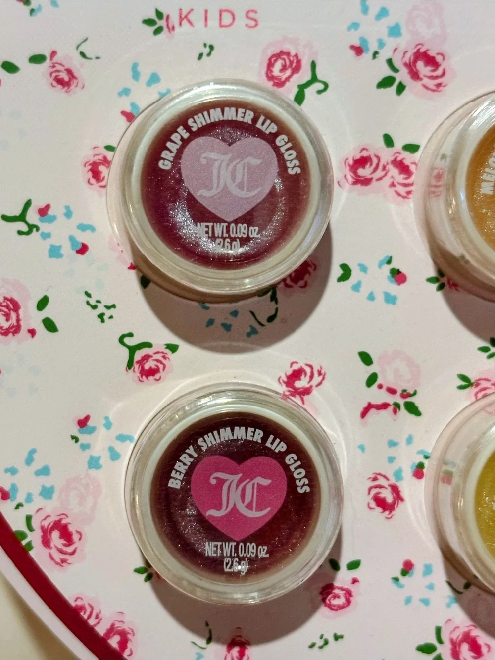Juicy Couture Kids 6-Pack Pastel Lip Gloss Pot Set